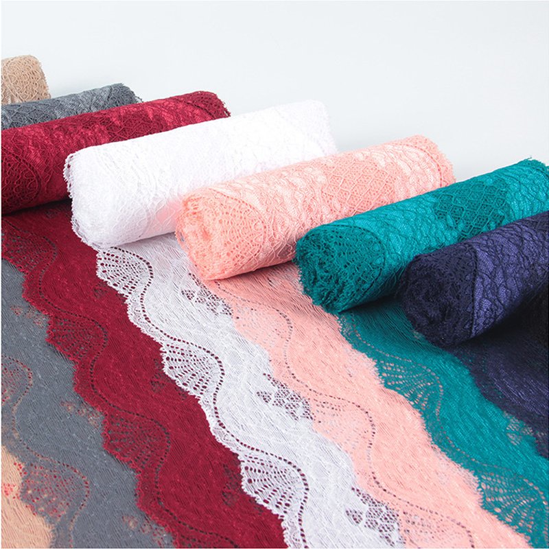 Lace Trim Lace Fabric Nylon Warp Knit for Apparel Wholesale Supplier 11